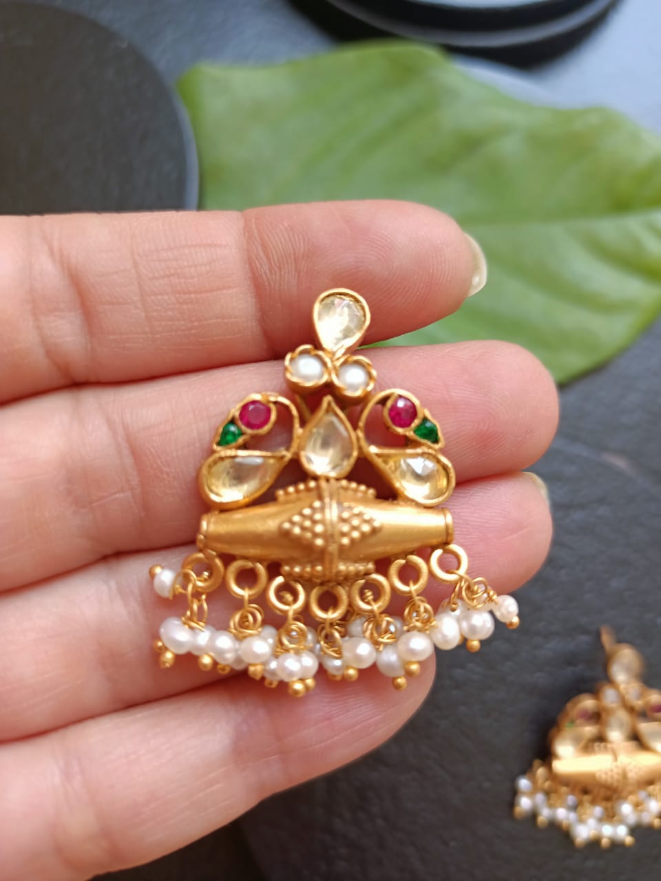 Best Gold Earrings - From Basic Studs To Bold Jhumkas! • South India Jewels